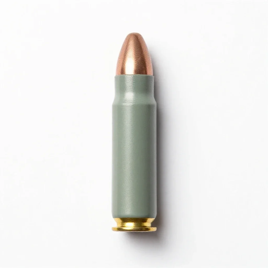 Bullet isolated on a white background