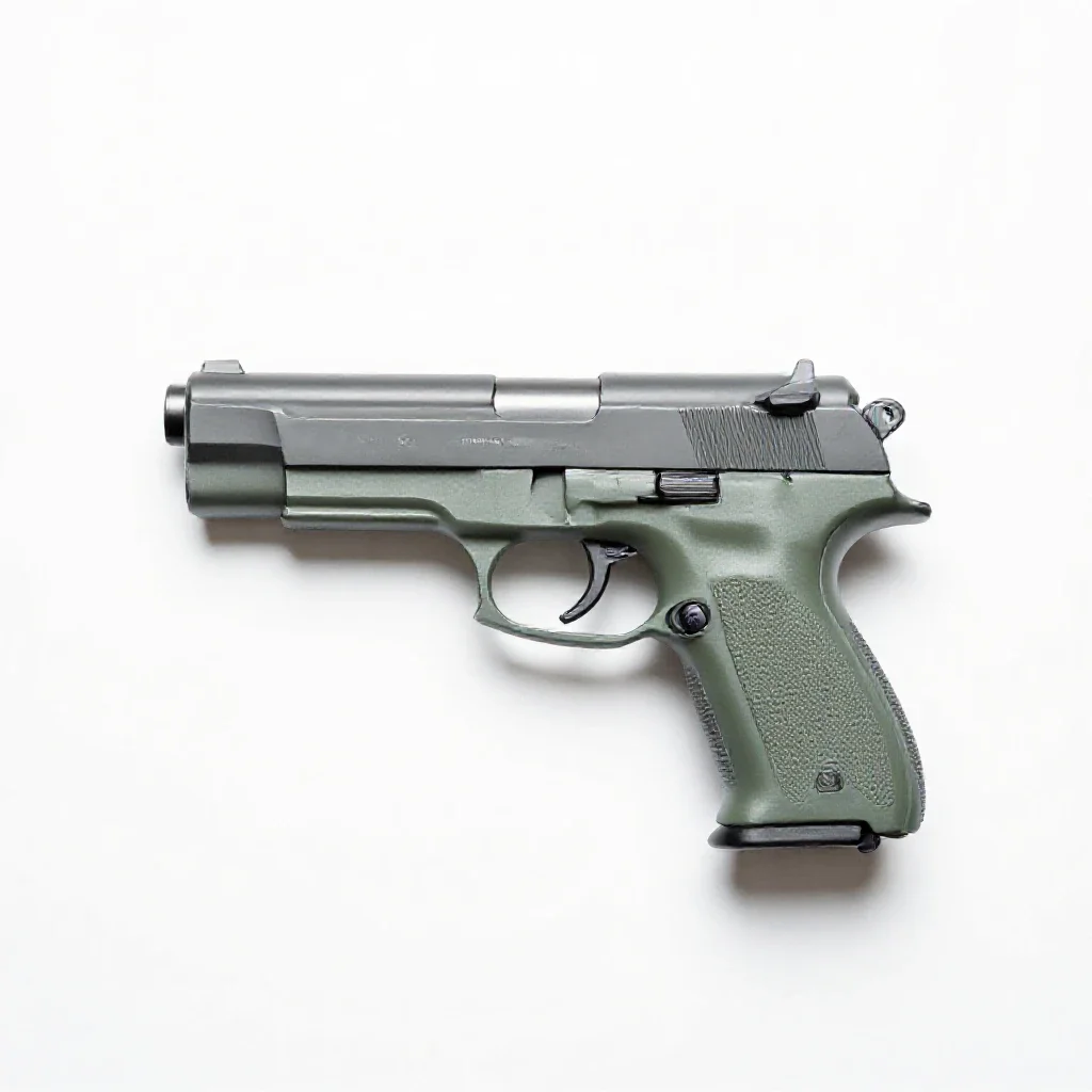 Burp gun isolated on a white background