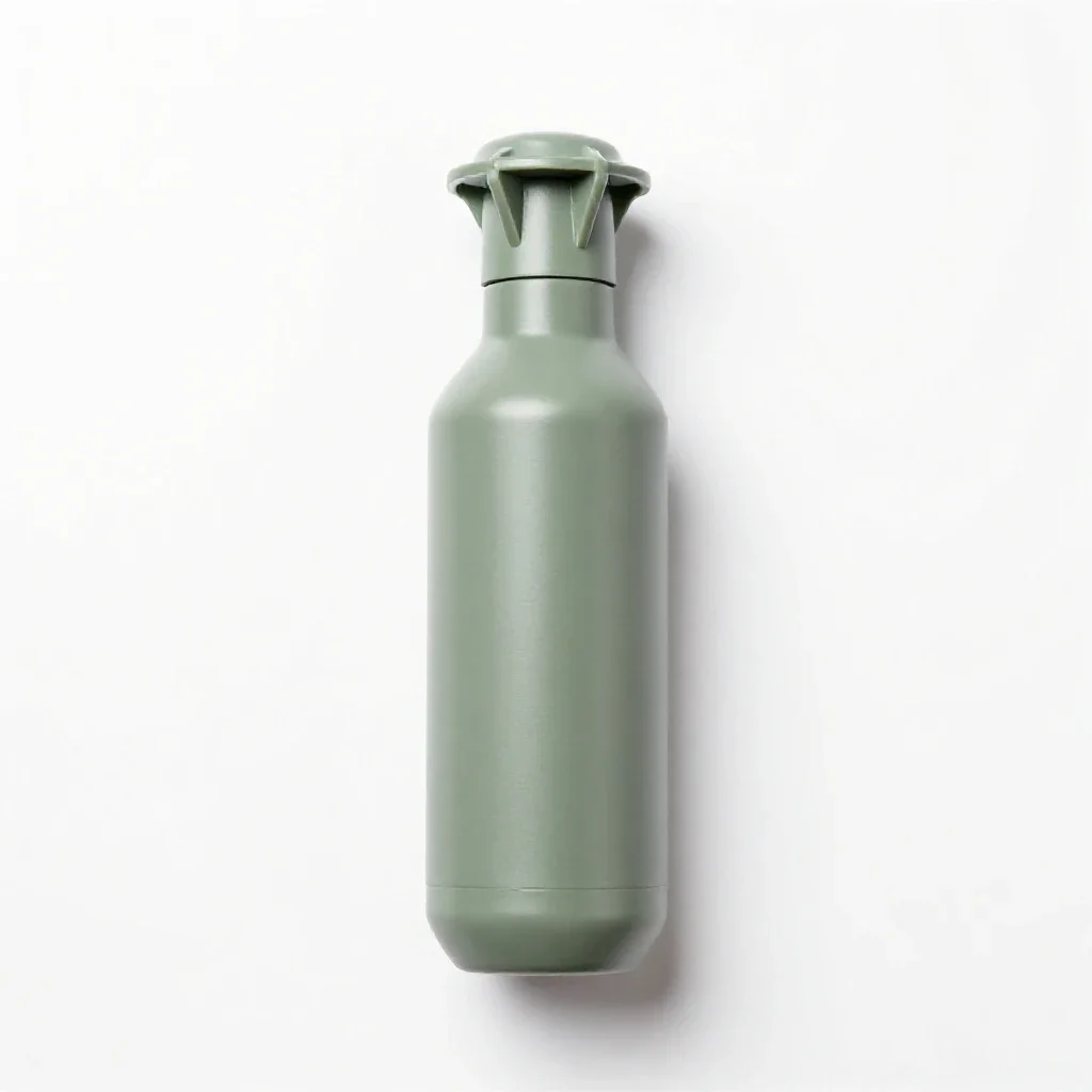 Chemical weapon isolated on a white background