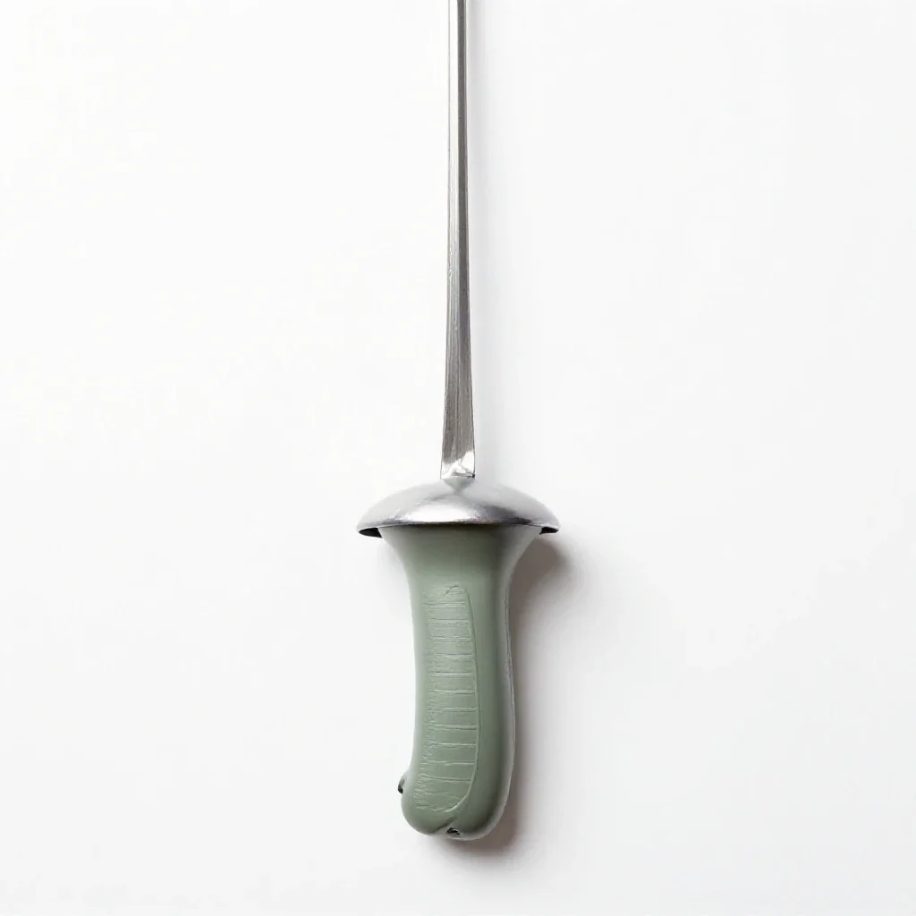 Fencing sword isolated on a white background