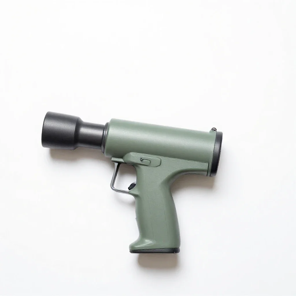 Flamethrower isolated on a white background