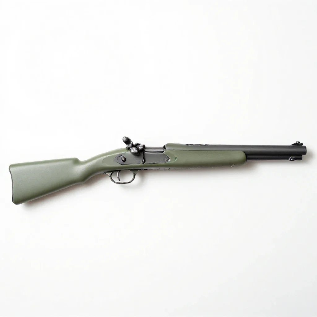 Fusil isolated on a white background