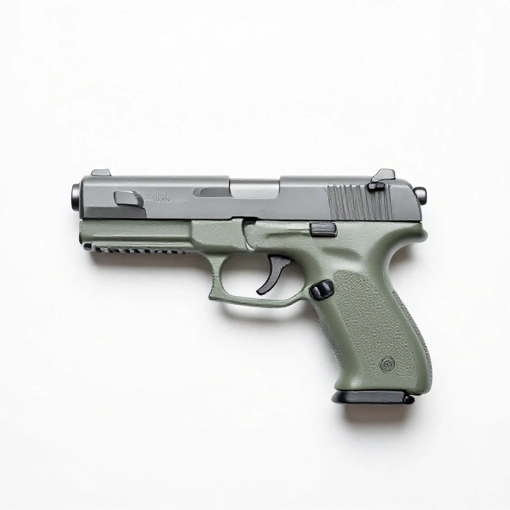 Gun isolated on a white background