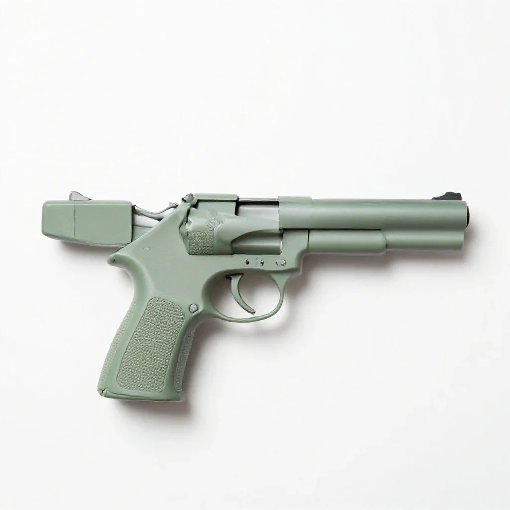 Horse pistol isolated on a white background