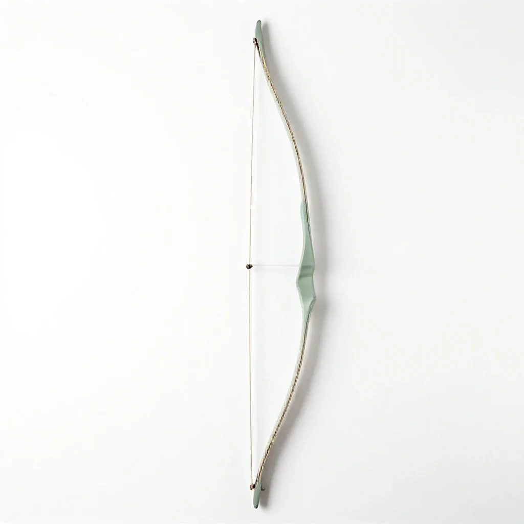 Longbow isolated on a white background