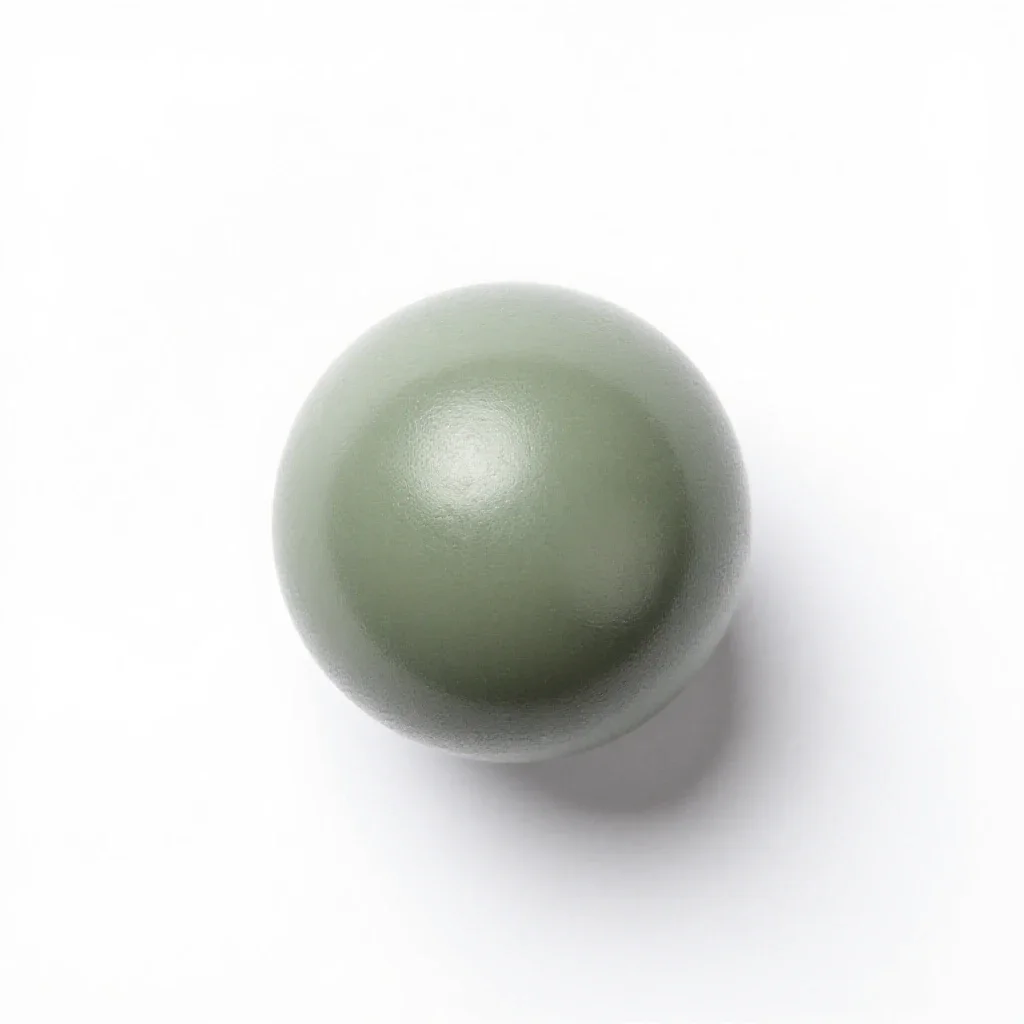Musket ball isolated on a white background