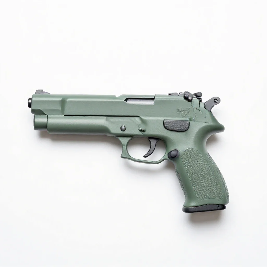 Riot gun isolated on a white background
