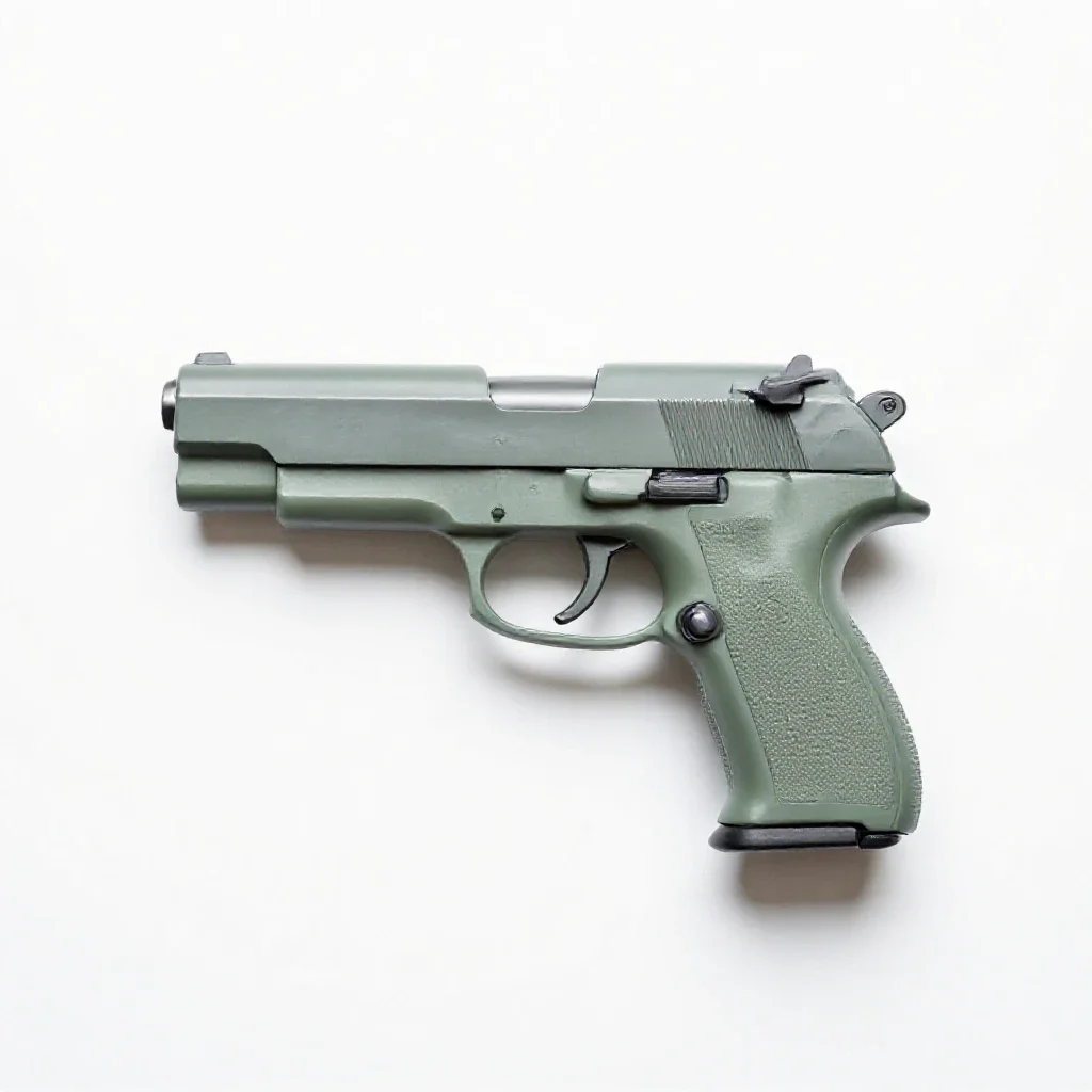 Zip gun isolated on a white background