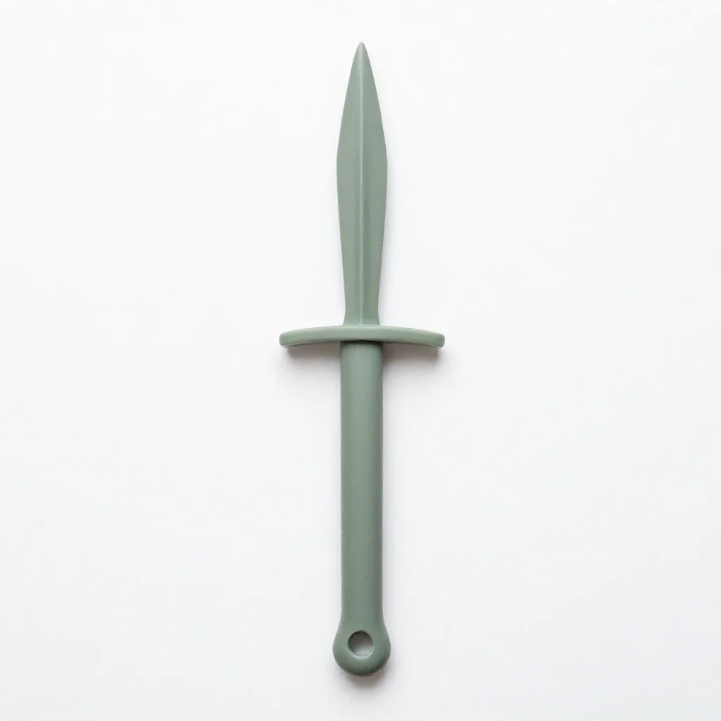 Assegai isolated on a white background