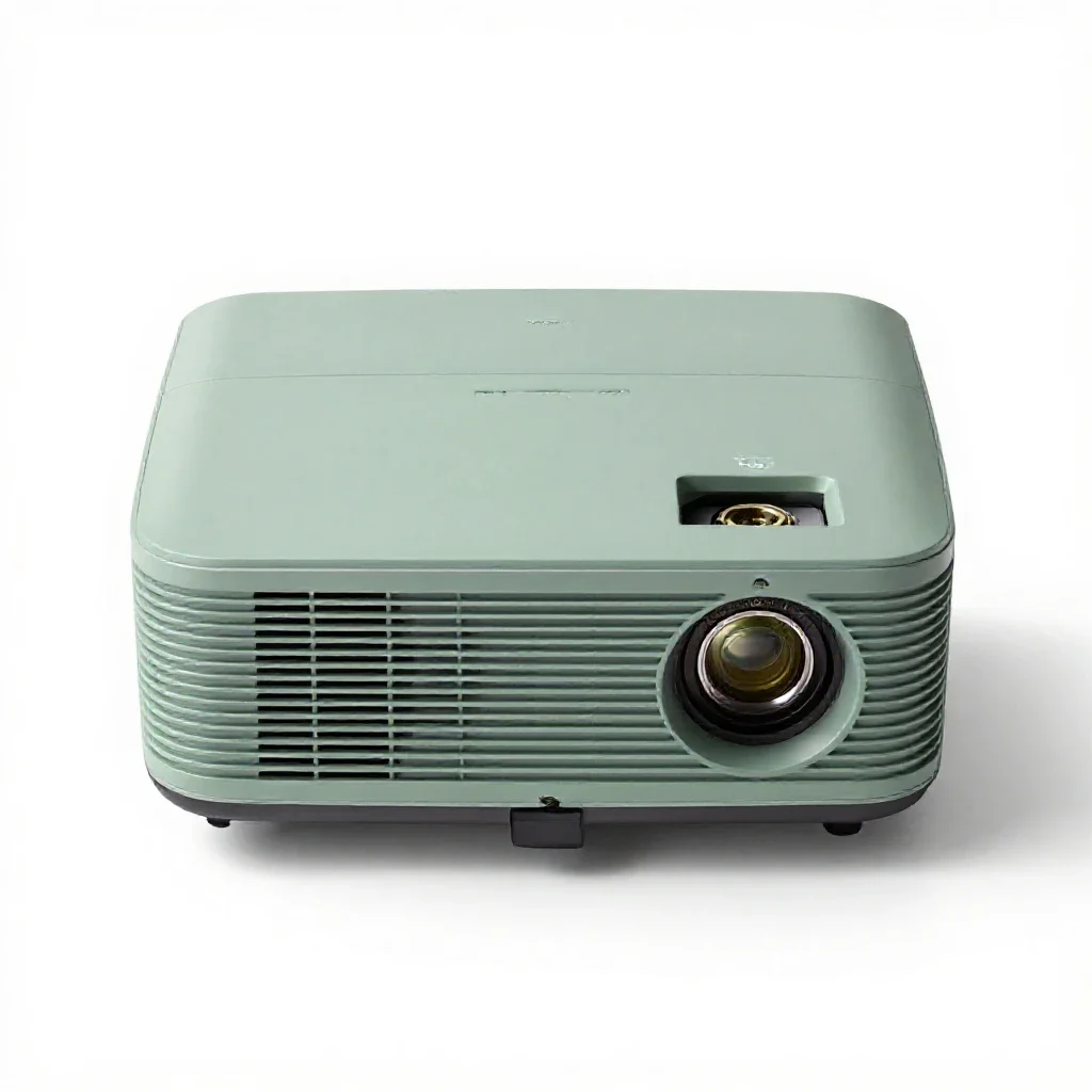 Front projector isolated on a white background