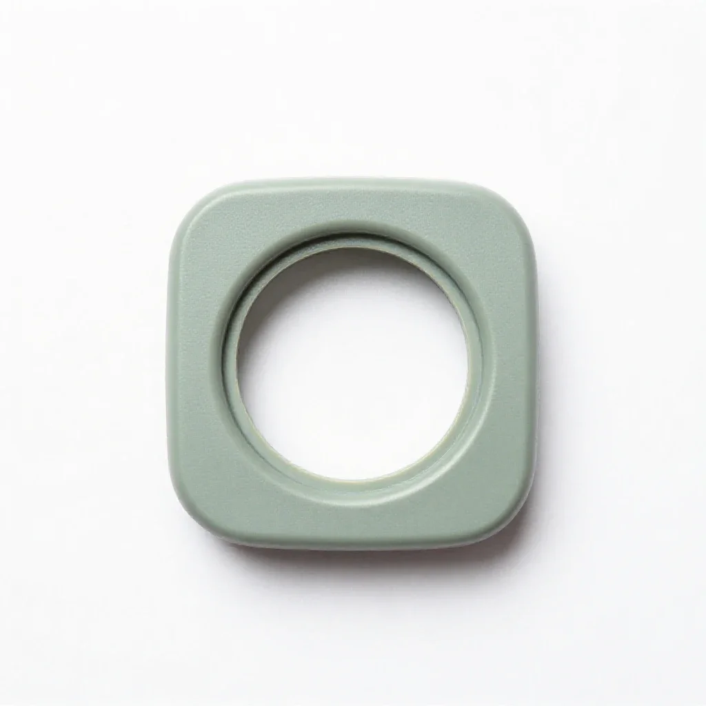 Gas ring isolated on a white background