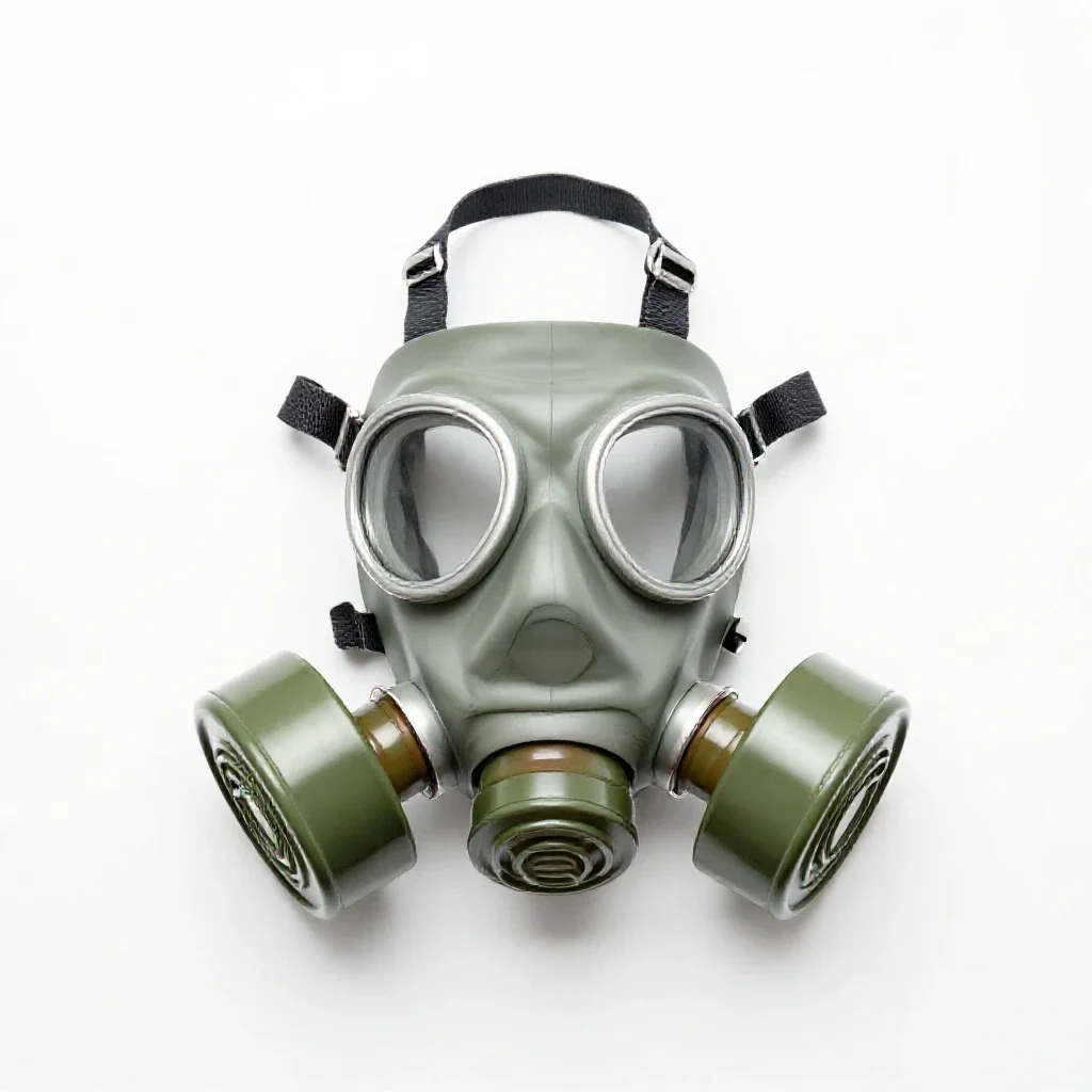 Gasmask isolated on a white background