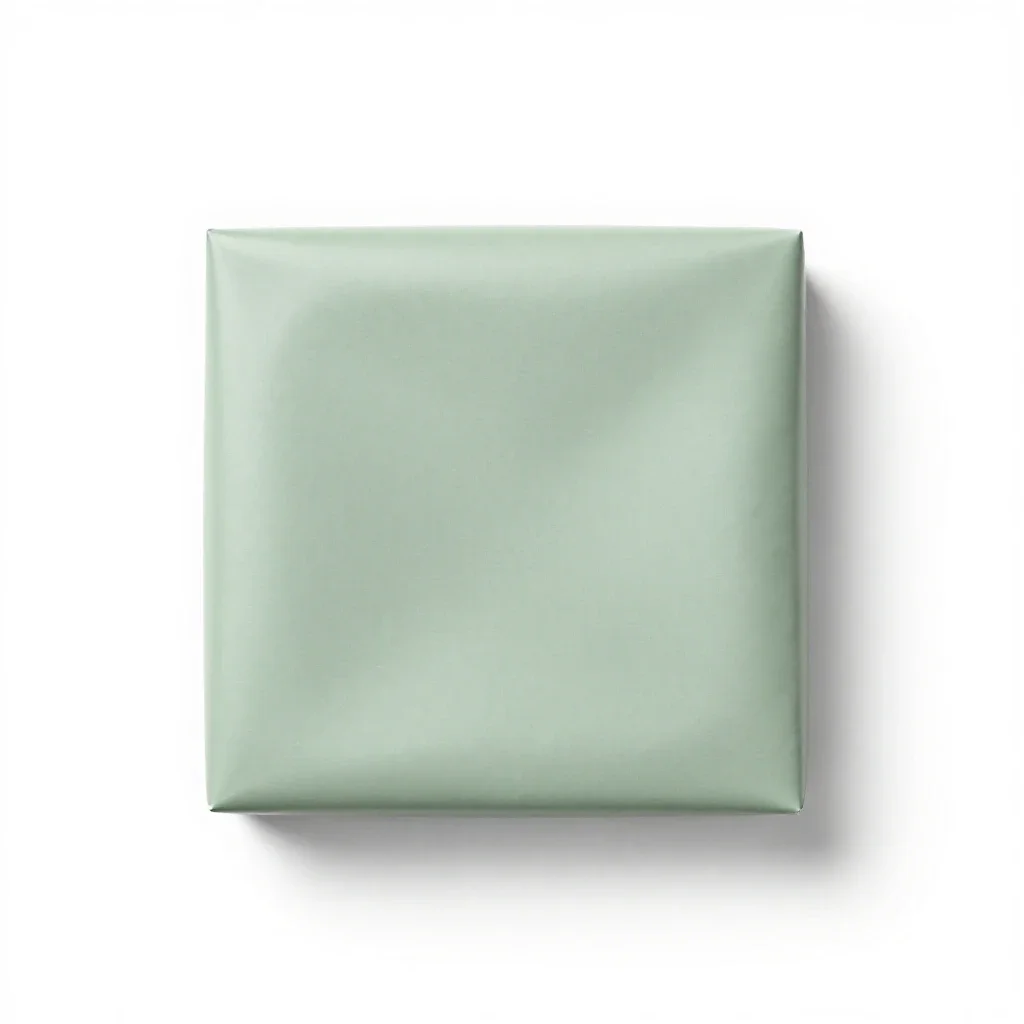 Gift wrapping isolated on a white background