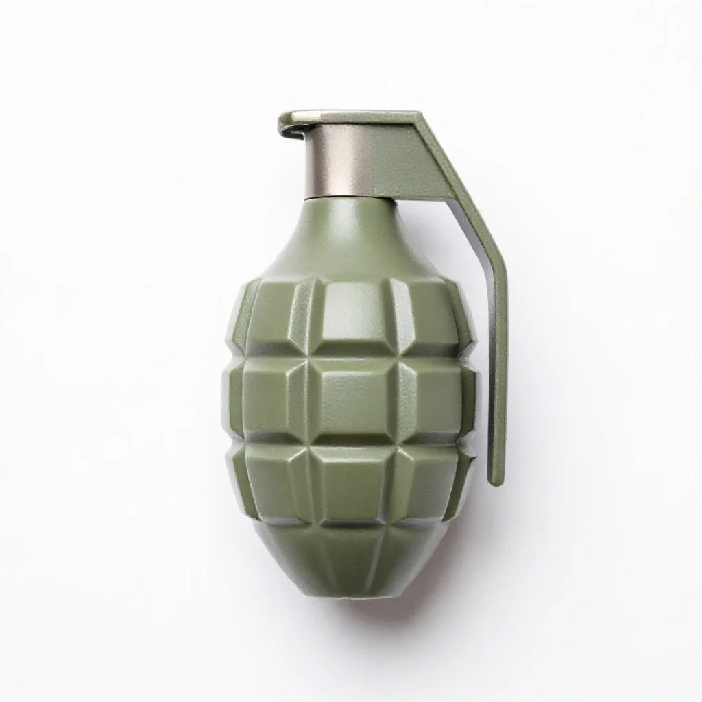 Grenade isolated on a white background
