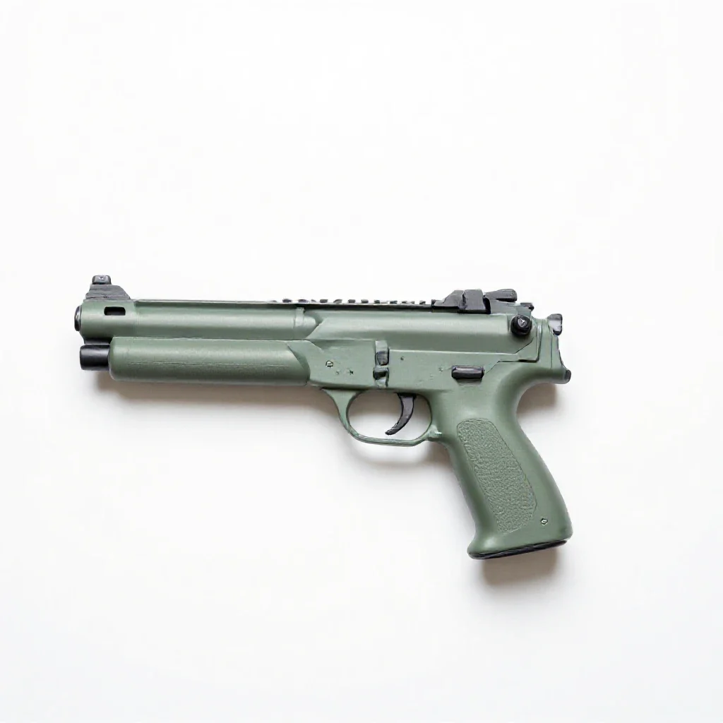 Gunnery isolated on a white background