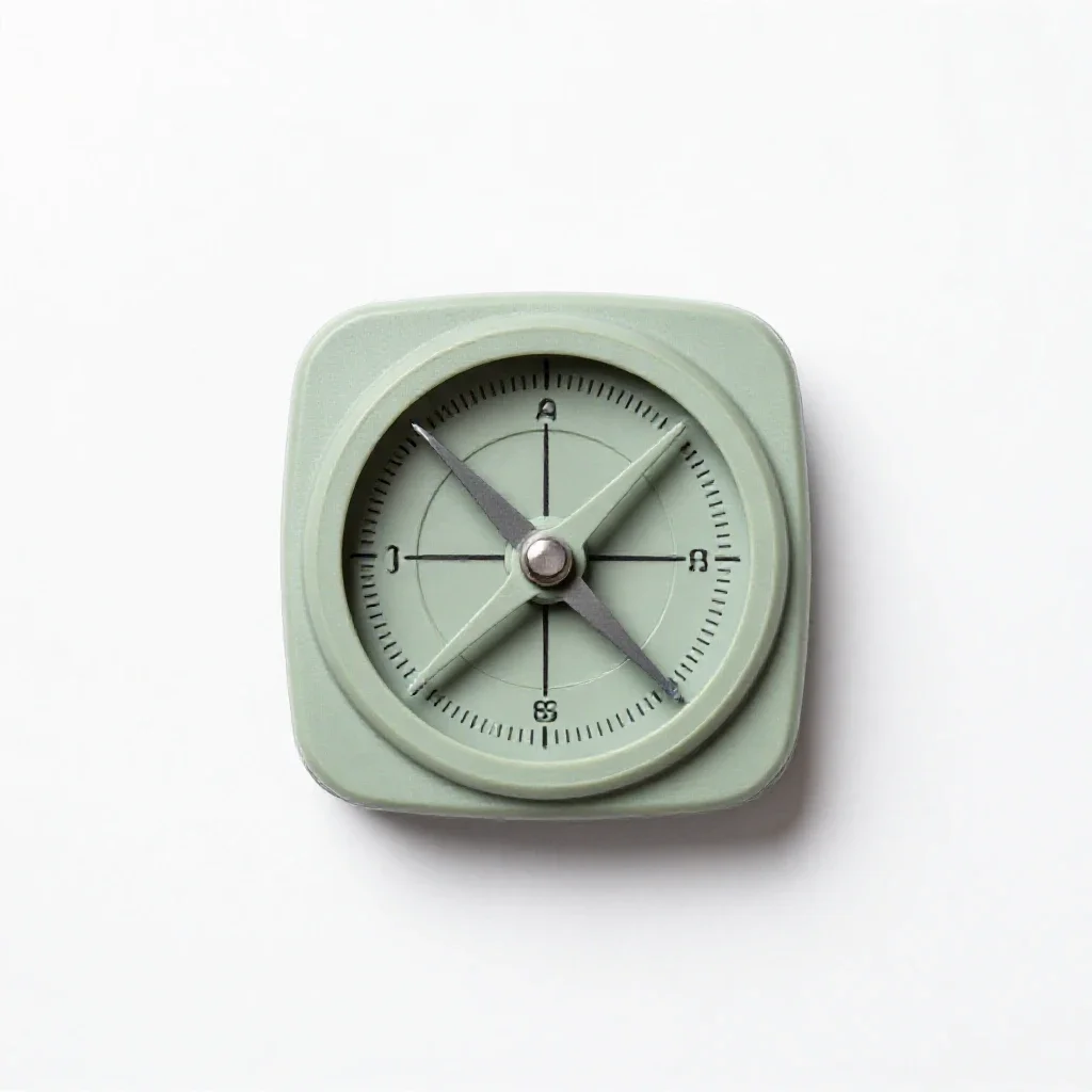 Gyroscope isolated on a white background