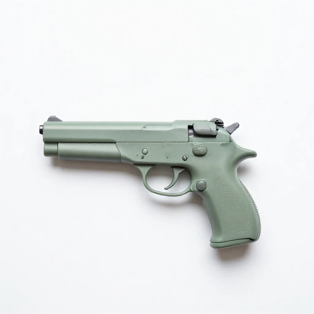 Hair trigger isolated on a white background