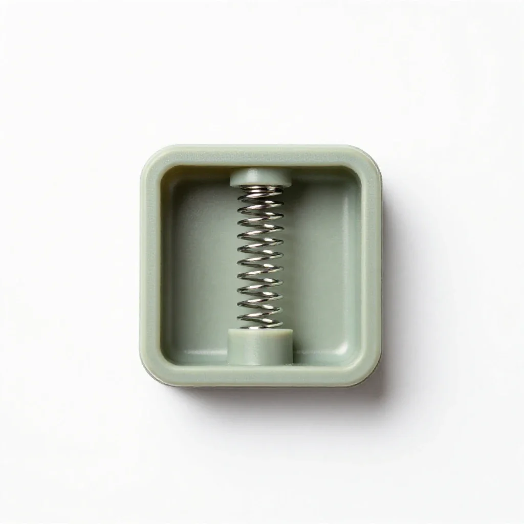 Hairspring isolated on a white background