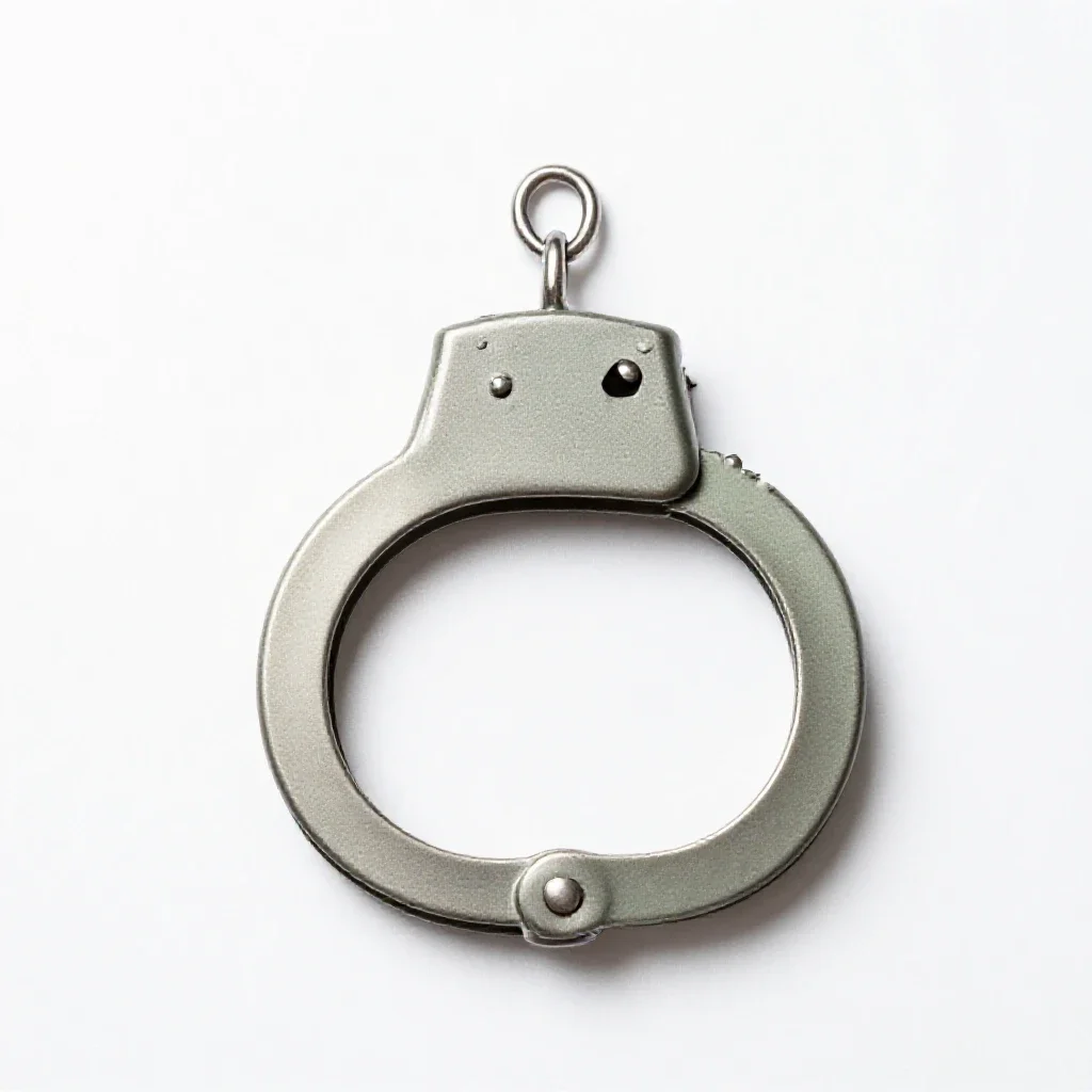 Handcuff isolated on a white background