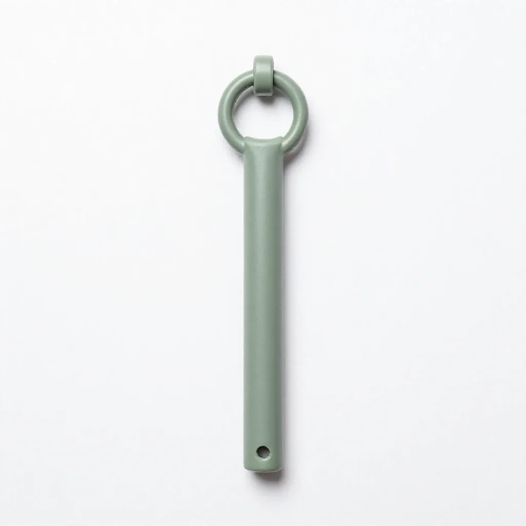 Hitching post isolated on a white background