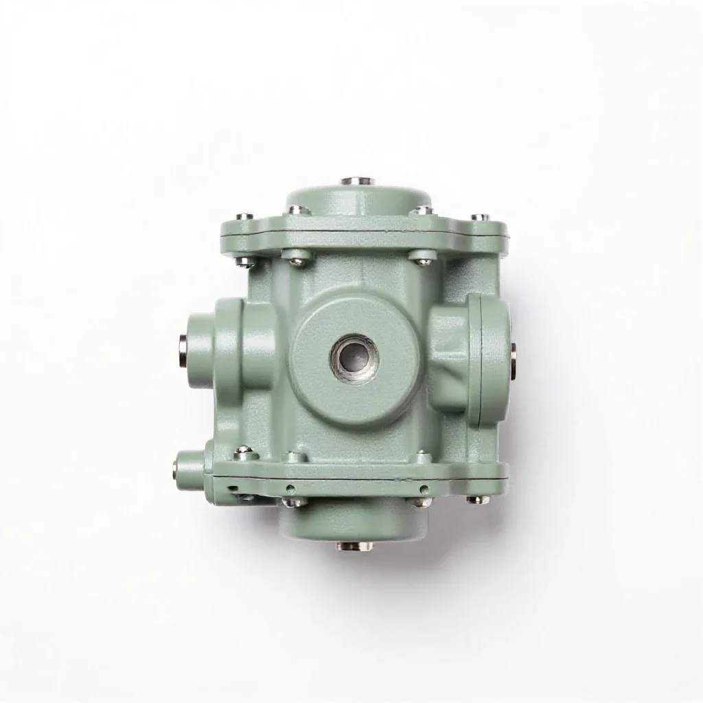 Hydraulic transmission isolated on a white background