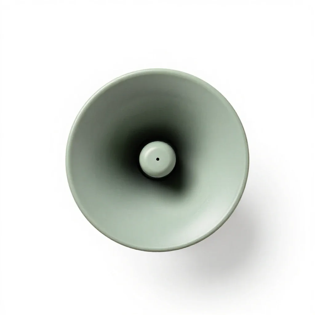 Klaxon isolated on a white background