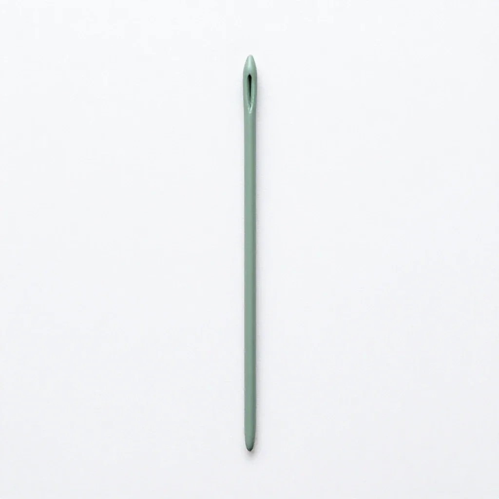 Knitting needle isolated on a white background