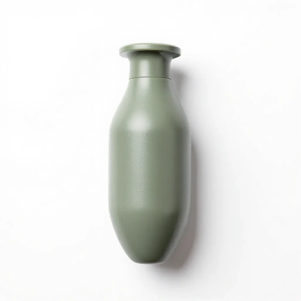 Land mine isolated on a white background