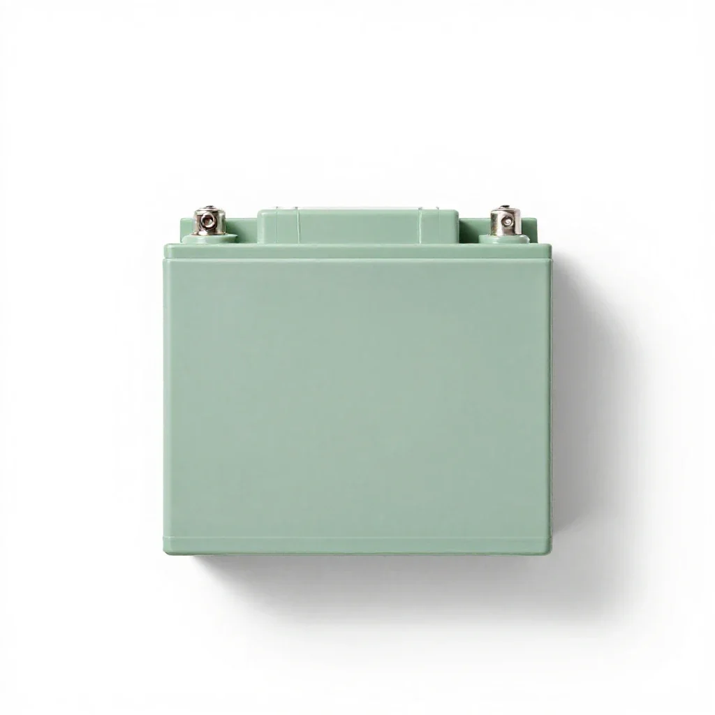 Lead-acid battery isolated on a white background