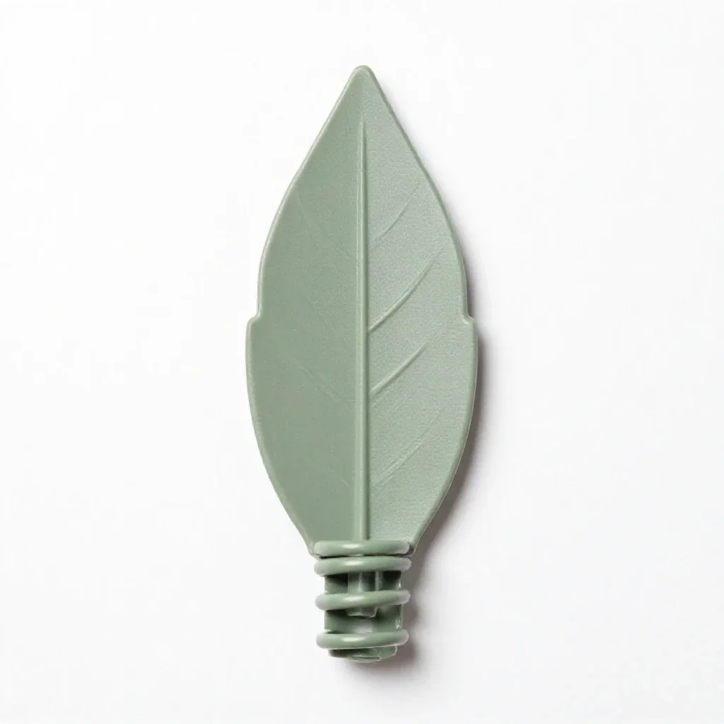 Leaf spring isolated on a white background