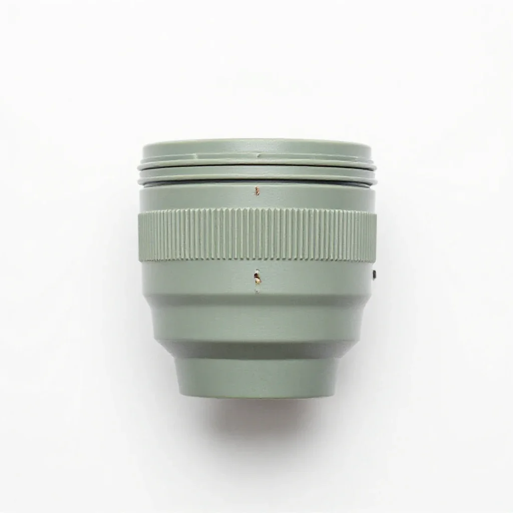 Lens isolated on a white background
