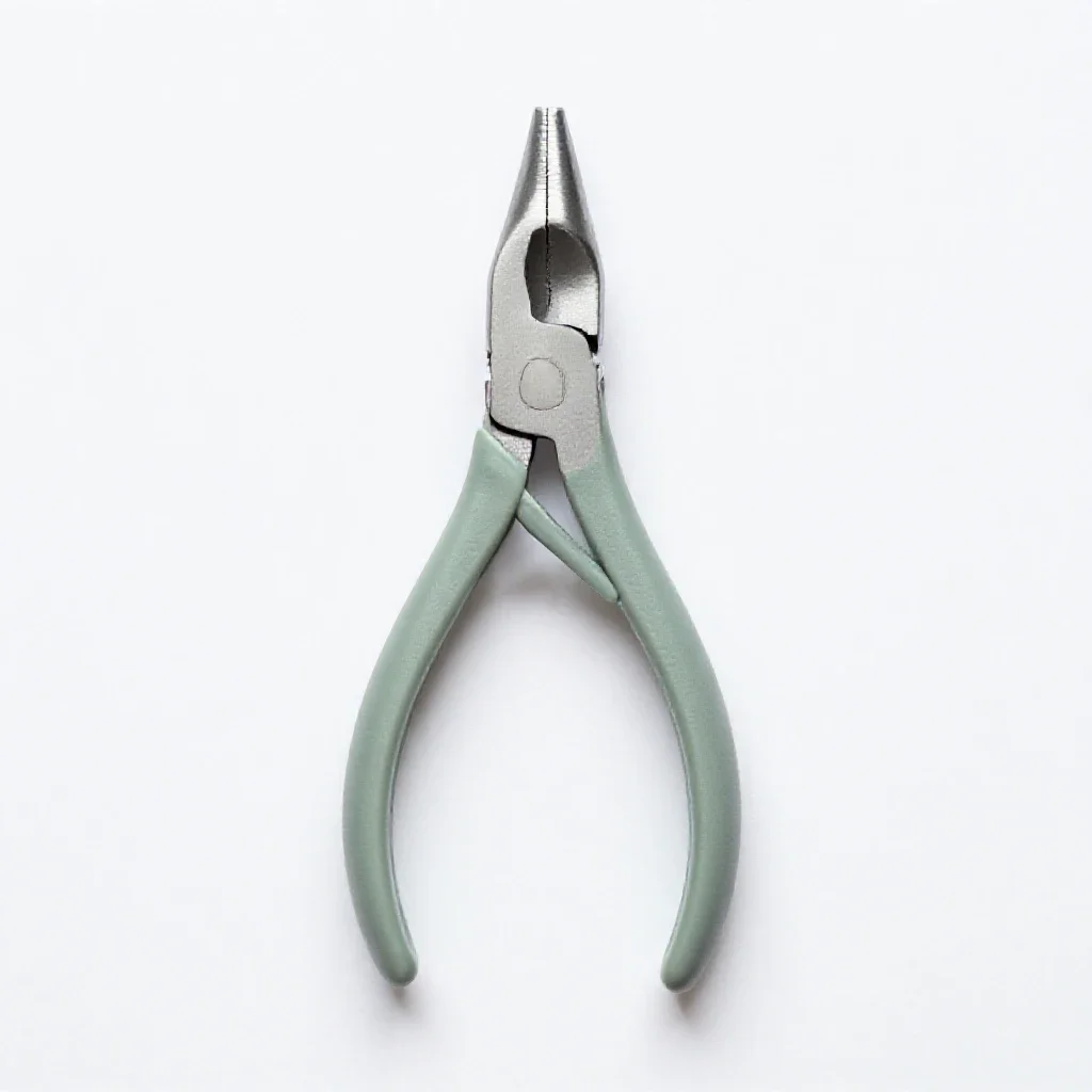 Lion-jaw forceps isolated on a white background