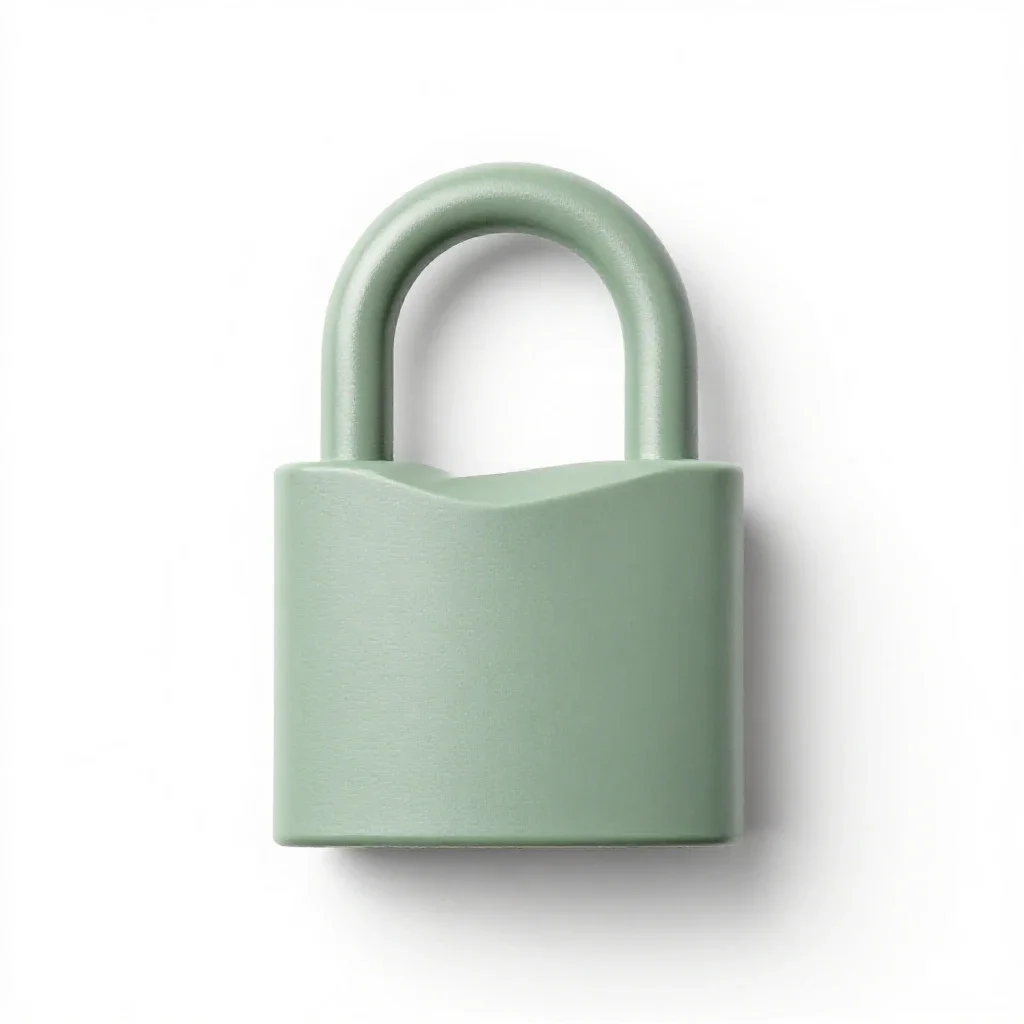 Lockage isolated on a white background