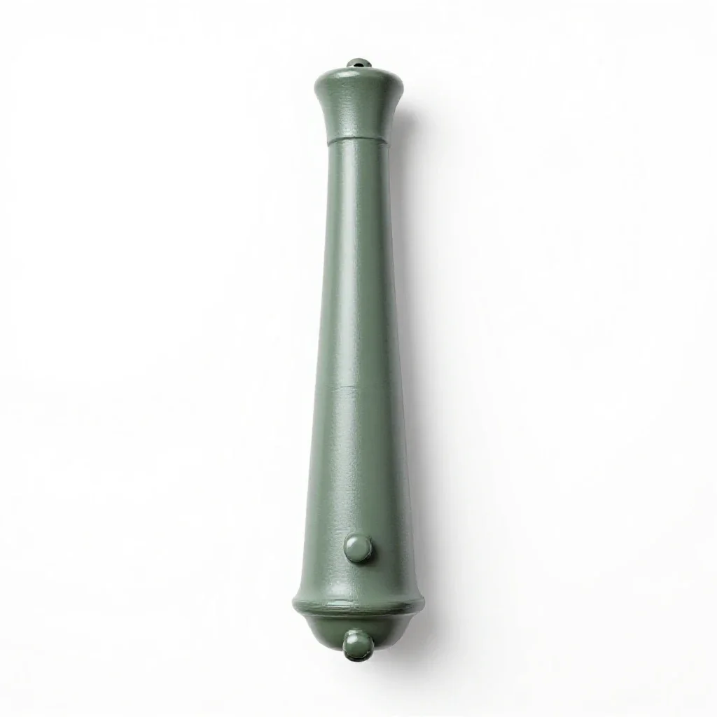 Long tom isolated on a white background