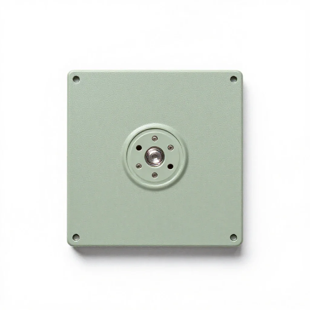 Magnetic disk isolated on a white background
