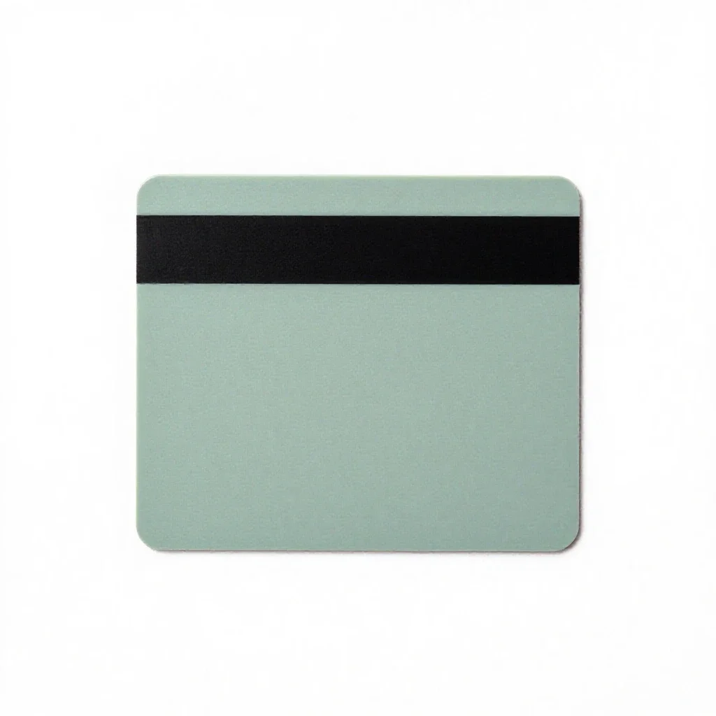 Magnetic stripe isolated on a white background