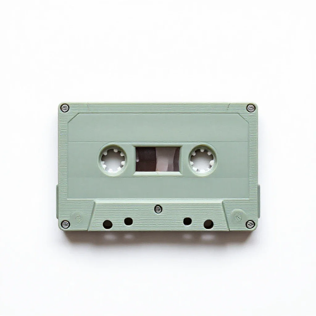 Magnetic tape isolated on a white background