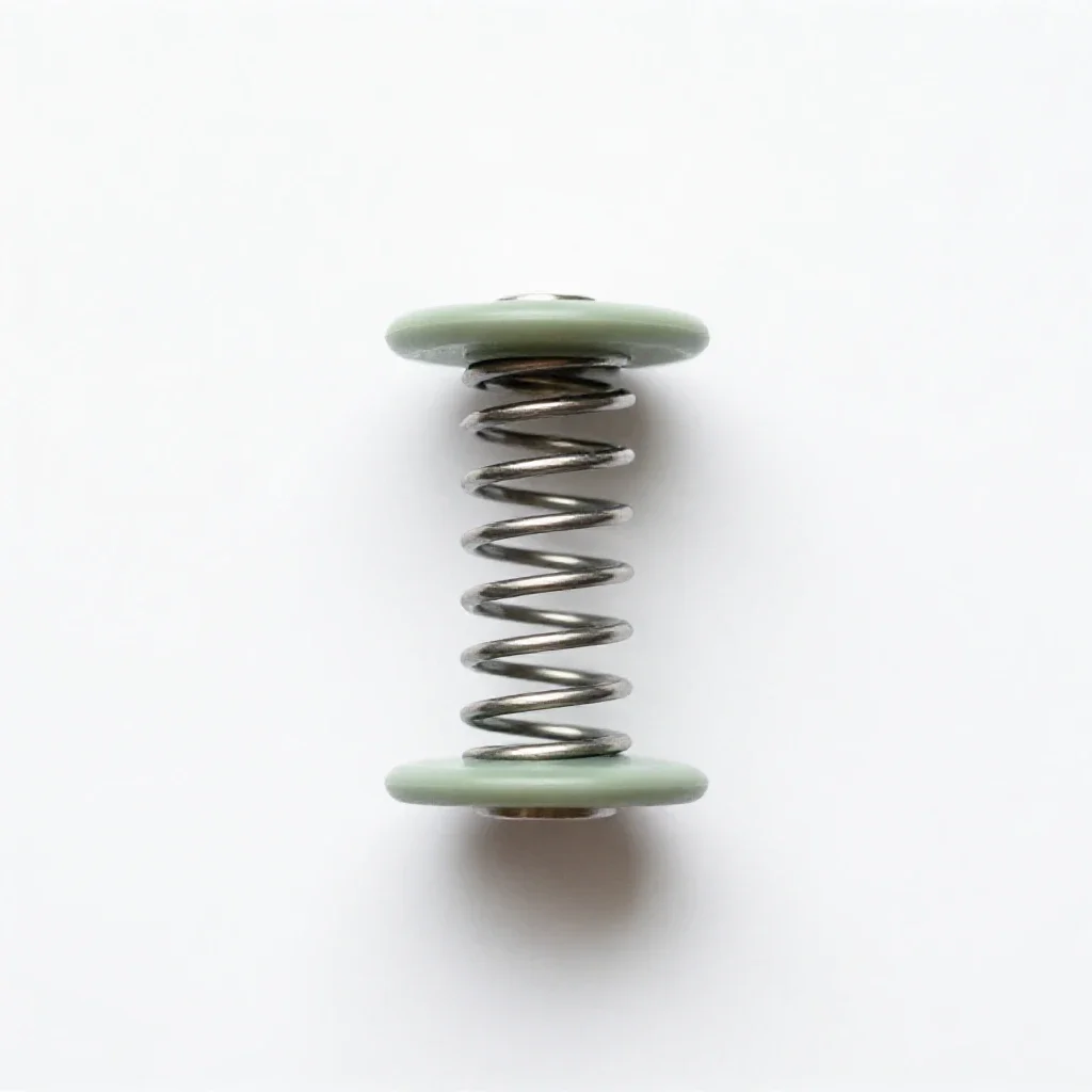 Mainspring isolated on a white background