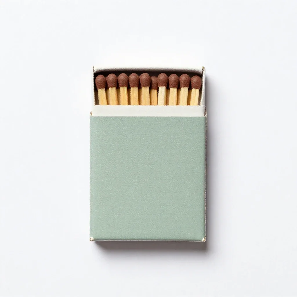 Matchbook isolated on a white background