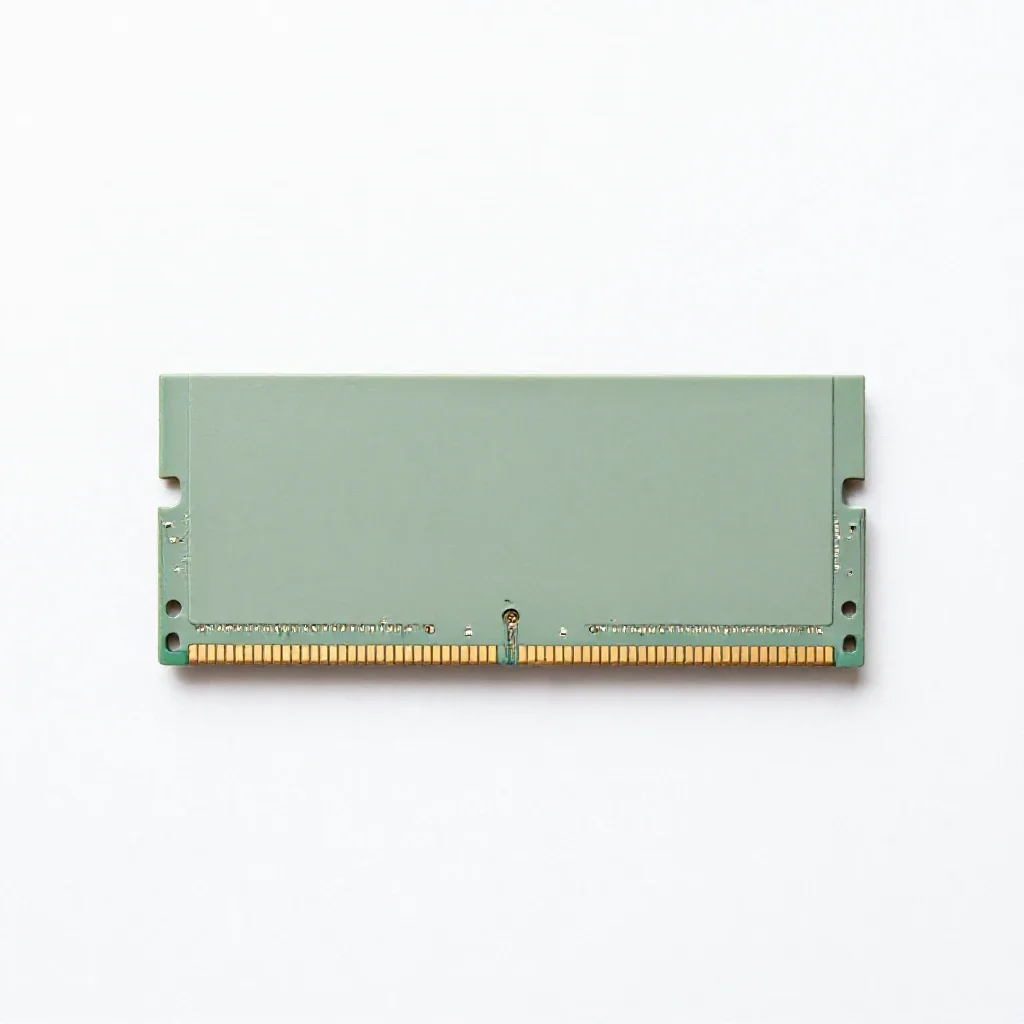Memory chip isolated on a white background
