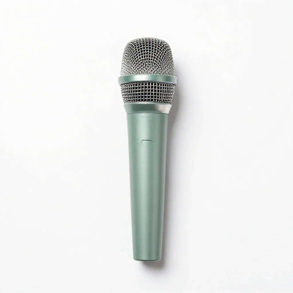 Microphone isolated on a white background