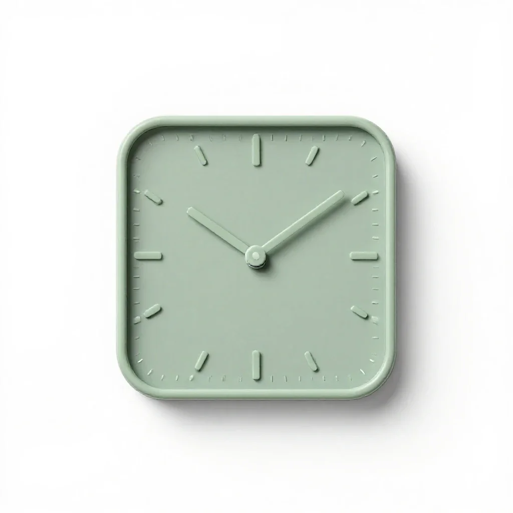Minute hand isolated on a white background