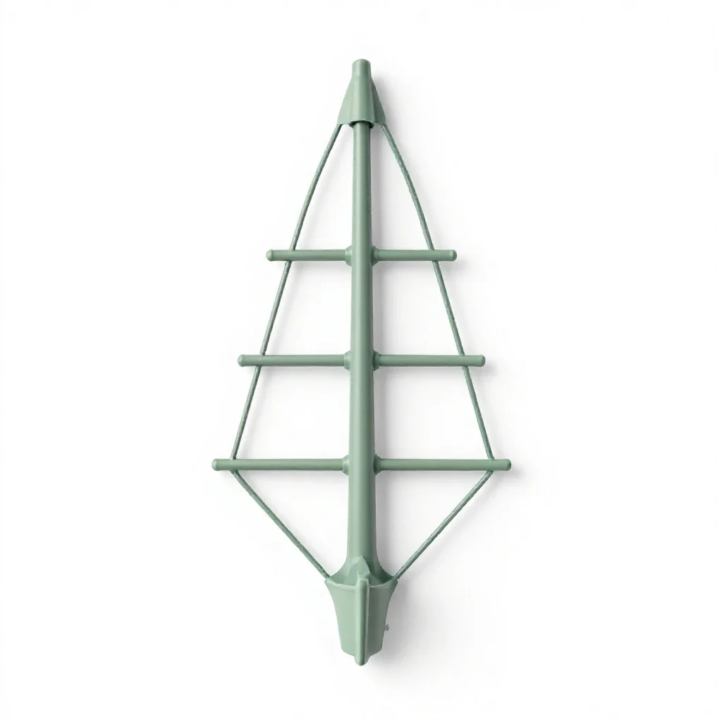 Mizzenmast isolated on a white background
