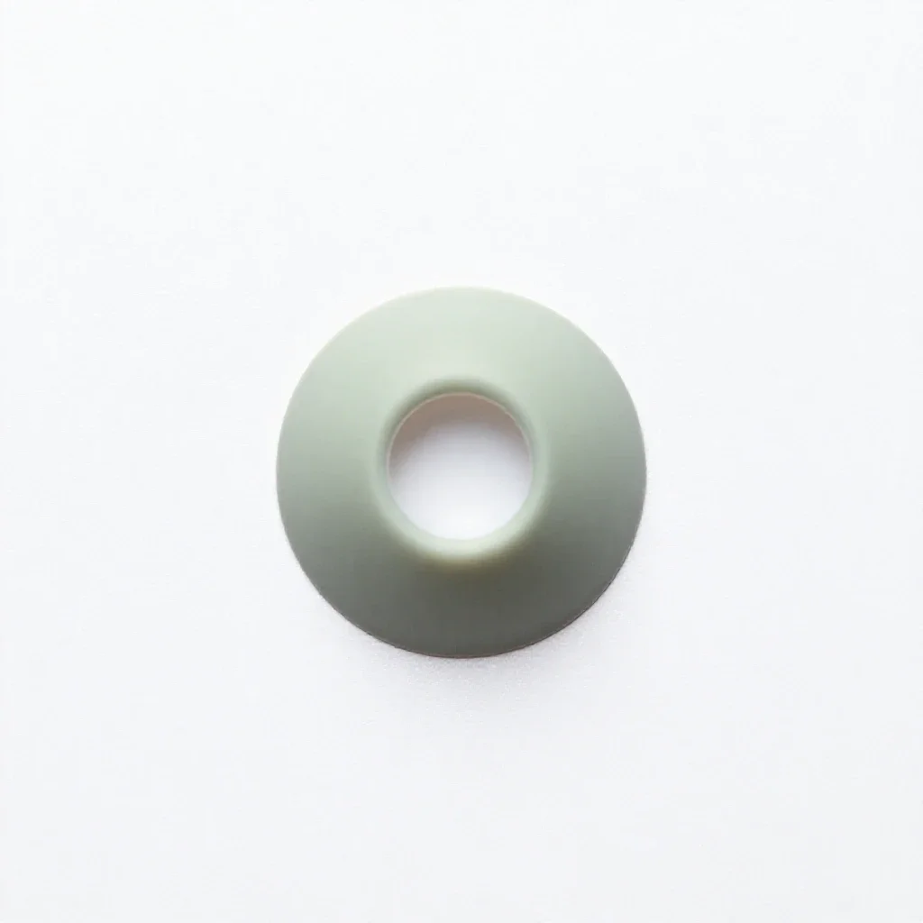 Monofocal lens implant isolated on a white background