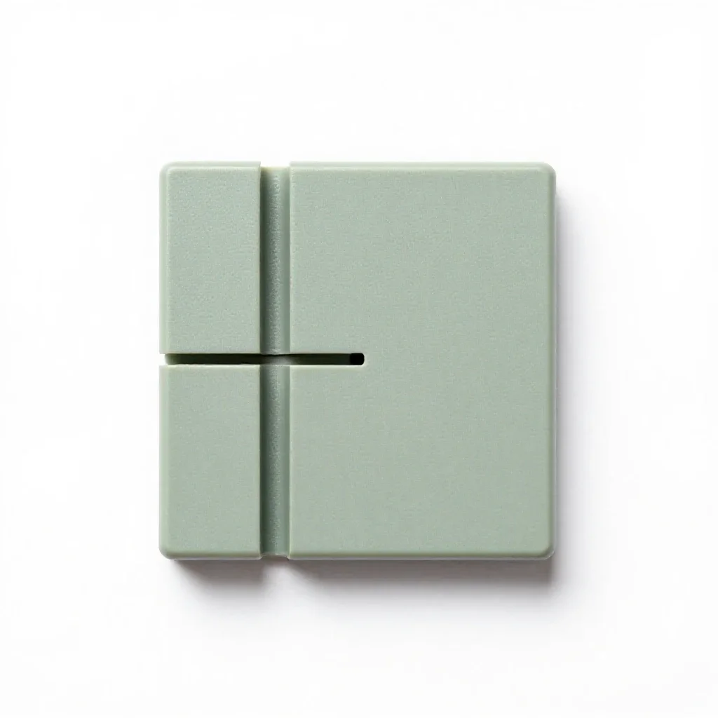 Mortise joint isolated on a white background