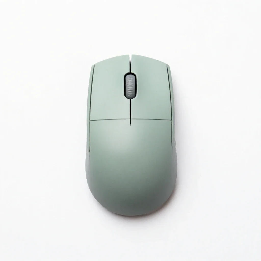 Mouse button isolated on a white background