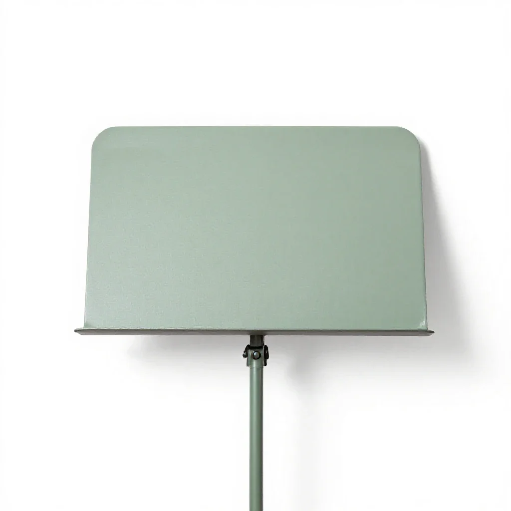 Music stand isolated on a white background