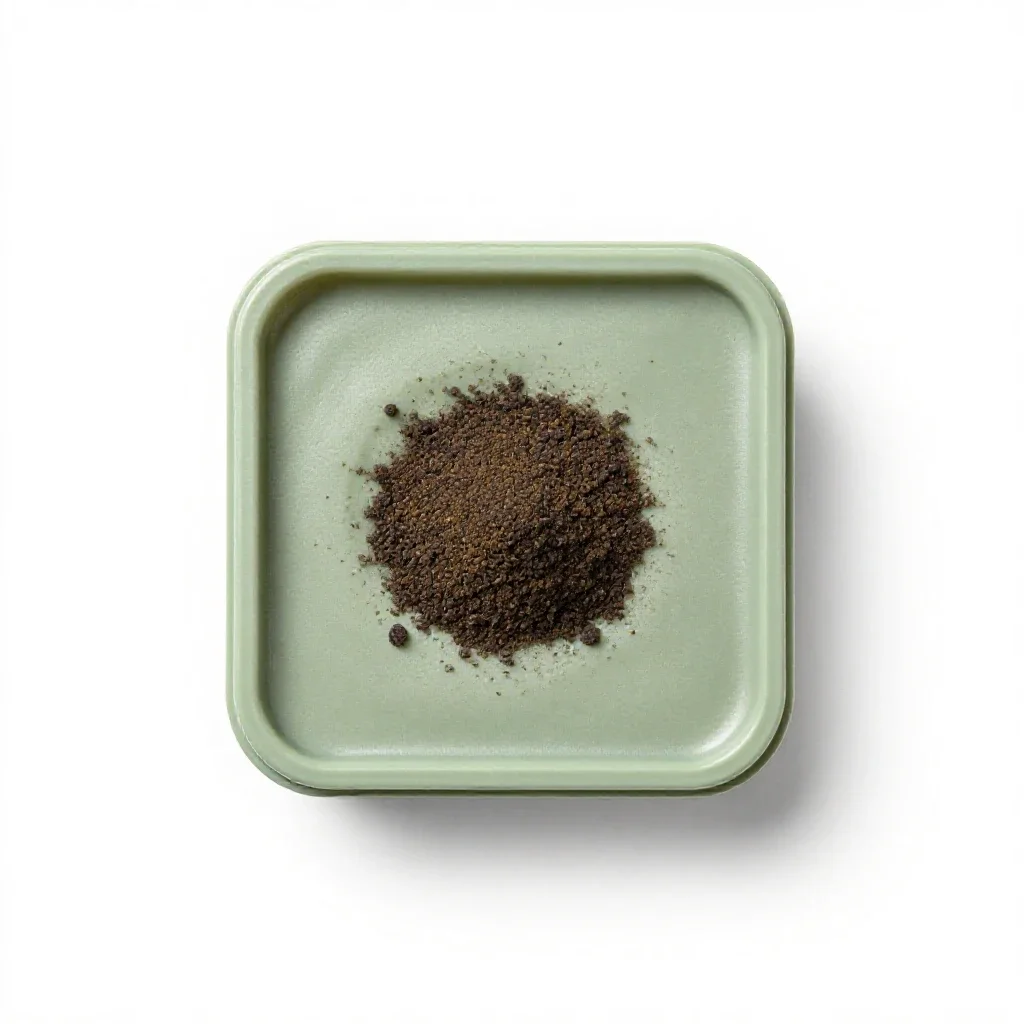 Mustard plaster isolated on a white background