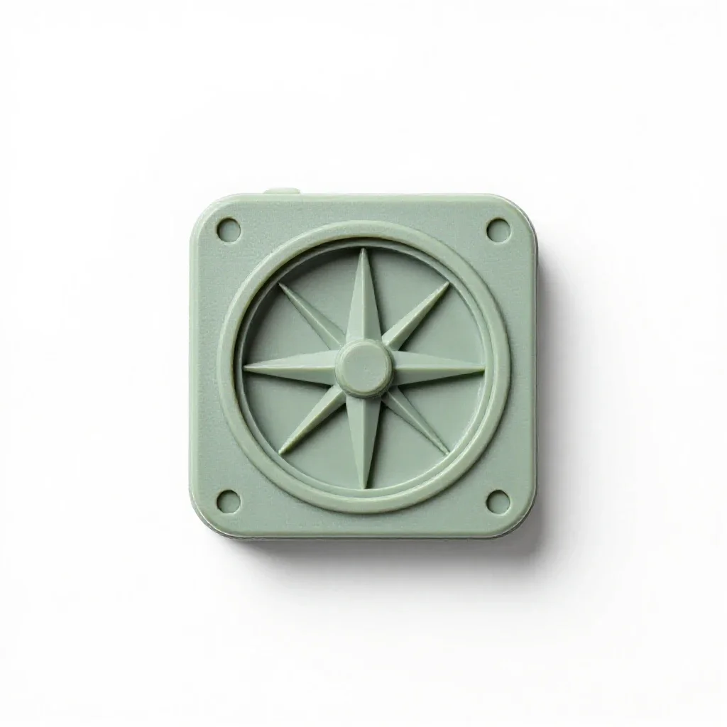 Navigational instrument isolated on a white background