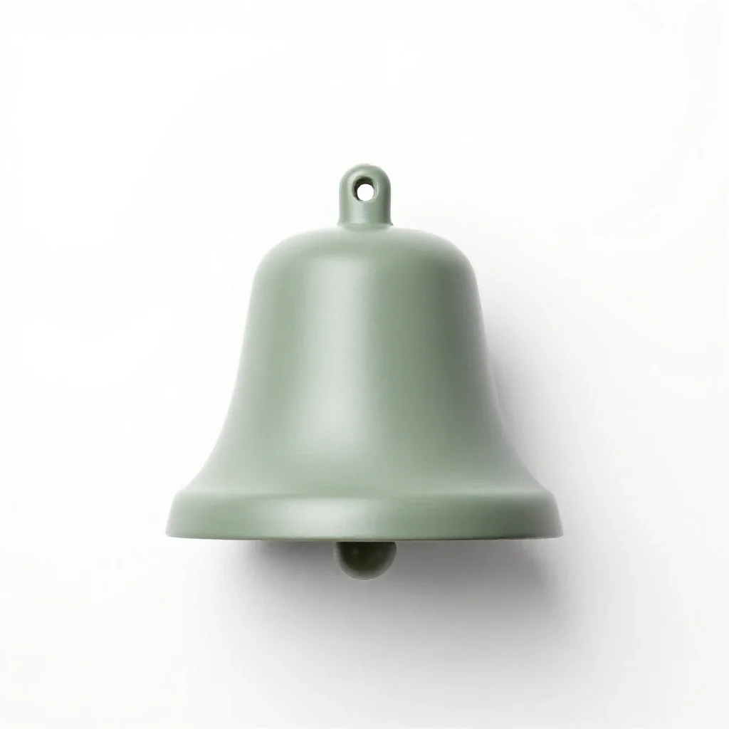 Night bell isolated on a white background